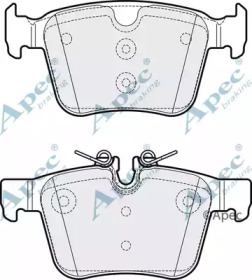APEC BRAKING pad2054 -  Комплект тормозных колодок, дисковый тормоз